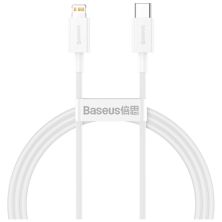 Дата кабель USB-C to Lightning 2.0m 20W white Baseus (CATLYS-C02)