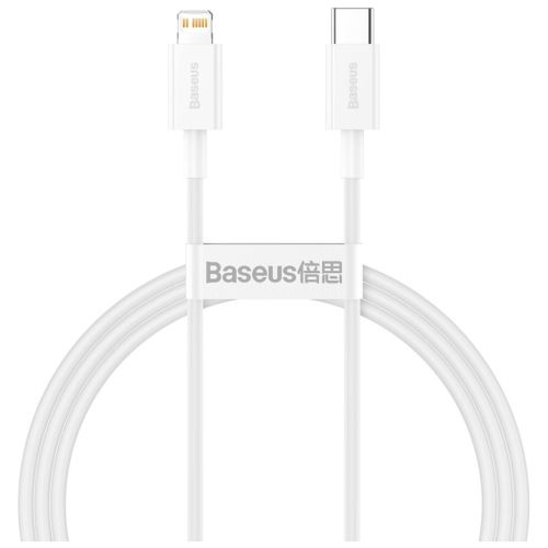 Дата кабель USB-C to Lightning 2.0m 20W white Baseus (CATLYS-C02)