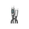 Дата кабель USB-C to USB-C 1.0m 100W Digital Display black Essager (ES-XCTT1-YD01) - Зображення 2