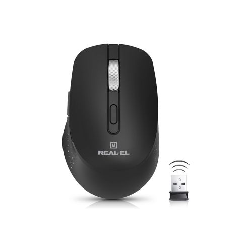 Мышка REAL-EL RM-380W Wireless Black (EL123200057)