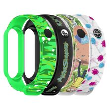 Ремешок для фитнес браслета Armorstandart комплект 4шт Xiaomi Mi Band 7/6/5 RM New (ARM77067)