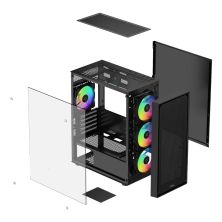 Корпус для ПК OCYPUS GAMMA C50 BK ARGB (GAMMA-C50-BKG400XX-GL)