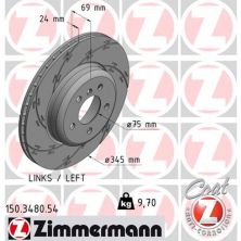 Тормозной диск ZIMMERMANN 150.3480.54