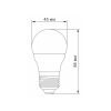Лампочка TITANUM Filament G45 4W E27 4100K (TLFG4504274) - Изображение 2