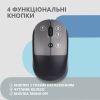 Мишка 2E MF218 Silent Wireless/Bluetooth Black/Grey (2E-MF218WBG) - Зображення 3