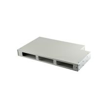 Патч-панель оптична 1U, універсальна, сплайс касети S336 Crosver (FOB 19/1-336/36-1-24 (V2))