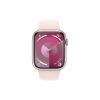 Смарт-часы Apple Watch Series 9 GPS 41mm Pink Aluminium Case with Light Pink Sport Band - S/M (MR933QP/A) - Изображение 1