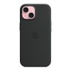 Чехол для мобильного телефона Apple iPhone 15 Silicone Case with MagSafe Black (MT0J3ZM/A) - Изображение 1
