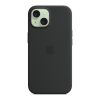 Чехол для мобильного телефона Apple iPhone 15 Silicone Case with MagSafe Black (MT0J3ZM/A) - Изображение 3