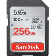 Карта пам'яті SanDisk 256GB SD class 10 UHS-I Ultra (SDSDUNR-256G-GN3IN)