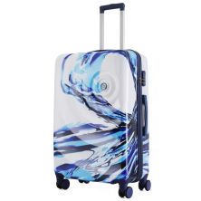 Валіза Semi Line Print 28 L White/Blue (T5653-3)