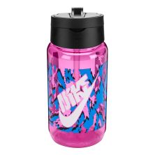 Пляшка для води Nike TR Renew Recharge Straw Bottle 16 OZ рожевий, чорний, білий 473 мл N.100.7641.660.16 (887791762139)