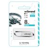 USB флеш накопичувач Wibrand 8GB Aligator White USB 2.0 (WI2.0/AL8U7W) - Зображення 1