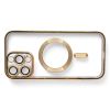 Чохол до мобільного телефона BeCover TPU Chrome Case (MagSafe) для Apple iPhone 16 Pro Gold (712081) - Зображення 3