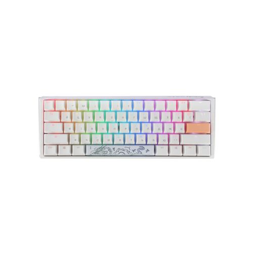 Клавіатура Ducky One 3 Mini Cherry MX Brown RGB UA USB White (DKON2161ST-BUAPXPWWWSC1)