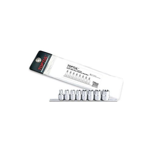 Набор головок Toptul TORX на планке 3/8 E8-E20 8шт. (GAAG0802)