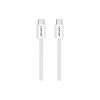 Дата кабель USB-C to USB-C 1.0m 60W Magnet Braided White Canyon (CND-CCMG60AB15W) - Зображення 3