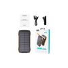 Батарея универсальная Choetech Wireless 20000mAh 20W, PD, QC/3.0, solar panel, Qi-5W, Black-Orange (B657-OR) - Изображение 3