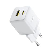 Зарядний пристрій Baseus Palm Fast Charger C+U 20W moon white (P10111608213-00) Зарядний пристрій Baseus Palm Fast Charger C+U 20W moon white (P10111608213-00)