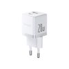 Зарядний пристрій Baseus Palm Fast Charger C+U 20W moon white (P10111608213-00) - Зображення 2