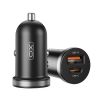 Зарядний пристрій XO CC56 USB-C PD30W + USB-A Black (CC56_Black) - Зображення 1