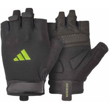 Перчатки для фитнеса Adidas Essential Training Gloves ADGB-15002GN чорний, зелений M (885652025966)
