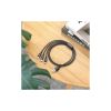 Дата кабель USB 2.0 AM to Lightning + Micro 5P + USB-C 1.0m black BOROFONE (6974443384666) - Зображення 1