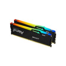Модуль памяти для компьютера DDR5 128GB (2x64GB) 5600 MHz Beast RGB Kingston Fury (ex.HyperX) (KF556C36BBEAK2-128)