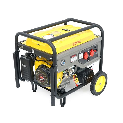 Генератор COVAX CV10000LD-E2, 7.0kW, 220V, 50Hz, DC12V, 18HP, ручной/электро стартер, 25L (CV10000LD-E2)