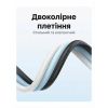 Дата кабель USB-C to USB-C 2.0m PD100W 5A braided L502 white Ugreen (35221) - Зображення 2