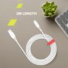 Дата кабель USB 2.0 AM to USB-C 2.0m 18W TPE white Canyon (CNS-AC18SC20W) - Зображення 1