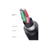Кабель мультимедийный 3.5mm M to 3.5mm M 3.0m (4pin) AV183 aluminum gray Ugreen (20785) - Изображение 3