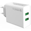 Зарядное устройство ColorWay 2USB Quick Charge 3.0 (36W) (CW-CHS017Q-WT) - Изображение 1