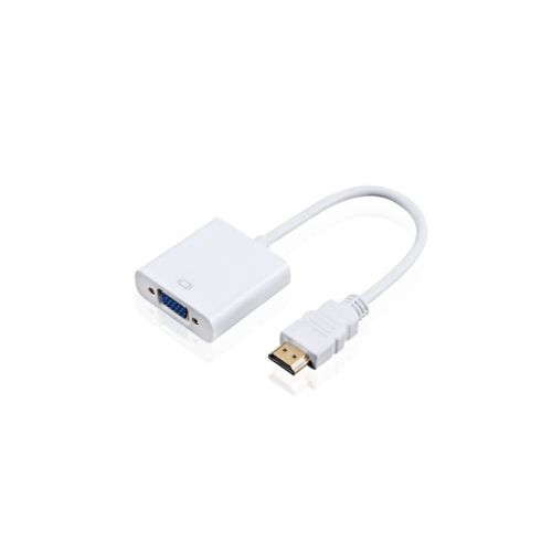 Перехідник HDMI M to VGA F (з кабелями аудіо і живлення від USB) ST-Lab (U-990 white)