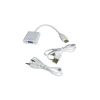 Перехідник HDMI M to VGA F (з кабелями аудіо і живлення від USB) ST-Lab (U-990 white) - Зображення 3