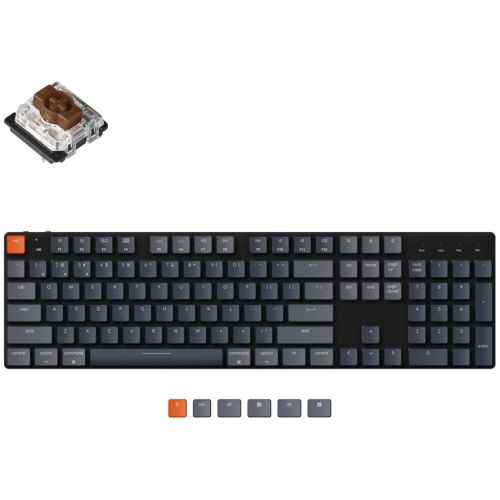 Клавіатура Keychron K5SE 104 Key Gateron Brown White Led Wireless UA Black (K5SEG3_KEYCHRON)