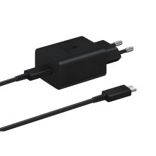 Зарядное устройство Samsung 45W Compact Power Adapter (w C to C Cable) Black (EP-T4510XBEGRU) Зарядное устройство Samsung 45W Compact Power Adapter (w C to C Cable) Black (EP-T4510XBEGRU)