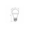 Лампочка Eurolamp A60 8W E27 2700K (deco) акция 1+1 new (MLP-LED-A60-08273(Amber)new) - Зображення 2