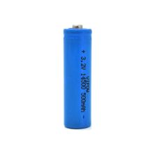 Аккумулятор 14500 LiFePO4 (size AA), 500mAh, 3.2V, TipTop, blue Vipow (IFR14500-500mAhTT / 21439)