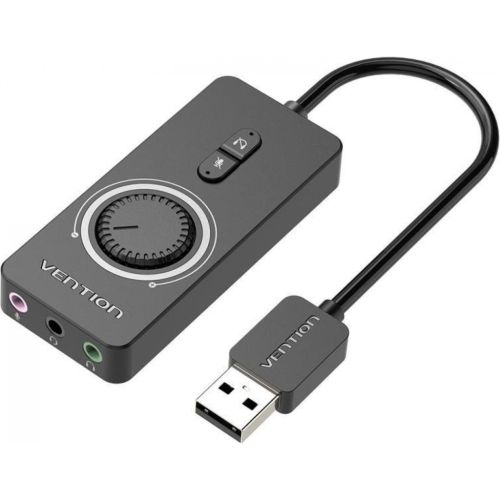 Звуковая плата Vention Audio USB 3х3,5mm jack 0.15m Volume Control (CDRBB)