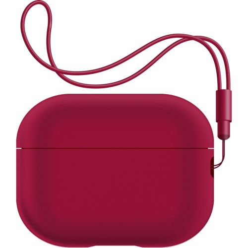 Чехол для наушников Armorstandart Silicone Case with straps для Apple Airpods Pro 2 Wine Red (ARM68620)