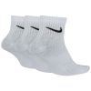 Шкарпетки Nike U NK EVERYDAY LTWT ANKLE 3PR SX7677-100 34-38 3 пари Білі (888407238970) - Зображення 1