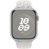 Ремінець до смарт-годинника Apple 45mm Pure Platinum Nike Sport Band - M/L (MUV13ZM/A) - Зображення 2