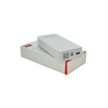 Батарея универсальная XO 20000mAh, PD/20W, QC/18W, Lightning, Type-C, USB, white (XO-PR144W)