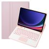 Чохол до планшета BeCover Keyboard+TouchPad Samsung Tab S9 (SM-X710/SM-X716)/S9 FE (SM-X510/SM-X516B) 11.0 Pink (712421) - Зображення 1