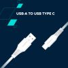 Дата кабель USB 2.0 AM to Type-C 1.2m AC18SC 18W White Canyon (CNS-AC18SC12W) - Зображення 1