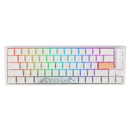 Клавиатура Ducky One 3 SF Cherry MX Red RGB UA USB White (DKON2167ST-RUAPXPWWWSC1)