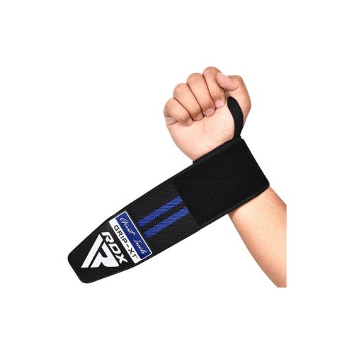 Бинт для спорта RDX Gym Wrist Wrap R11 Black/Blue (WAH-WR11BU)