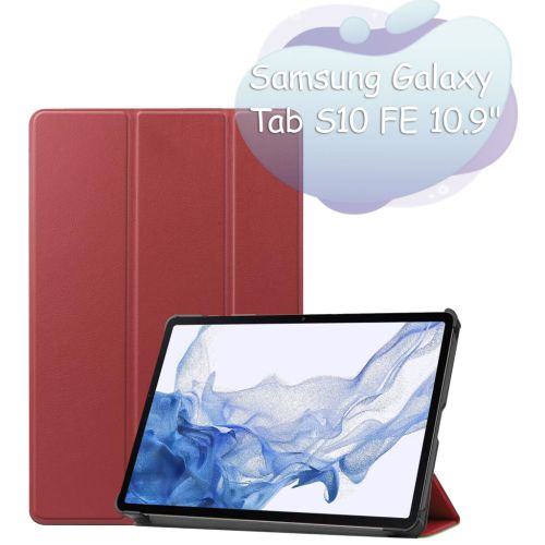 Чехол для планшета BeCover Smart Case Samsung Galaxy Tab S10 FE (SM-X520/SM-X526) 10.9 Red Wine (713281)