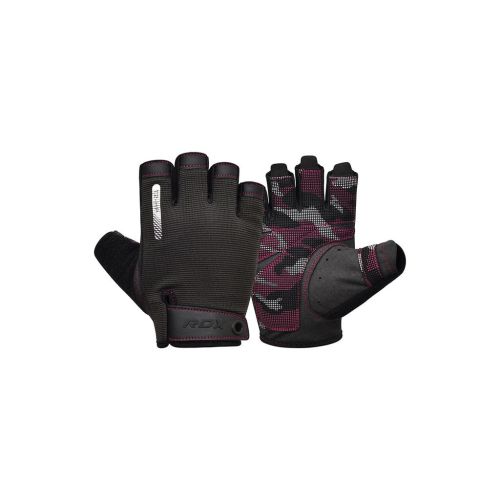 Рукавички для фітнесу RDX T2 Half Pink M (WGA-T2HP-M)